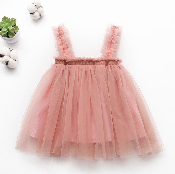 Wholesale Girls Sling Princess Dress Summer Tutu Skirt